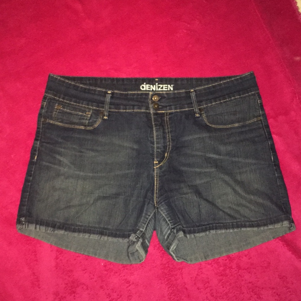 Plus size jean shorts